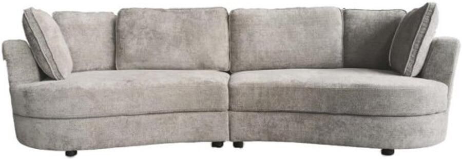 Tower Living Sunderland 3-zits bank met ronde vormen – Taupe