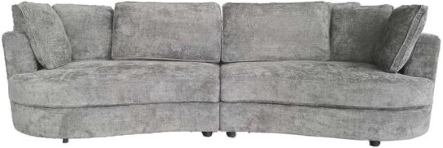 Tower Living Sunderland 3-zits bank met ronde vormen – Lichtgrijs