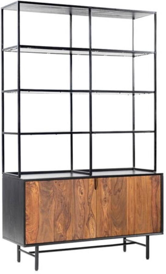 Tower Living Taviano bookcase with 2 drs. 110x40x180