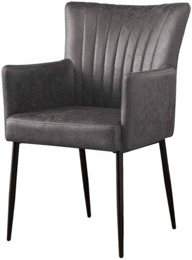 Tower Living Toledo Armstoel fabric Savannah anthracite