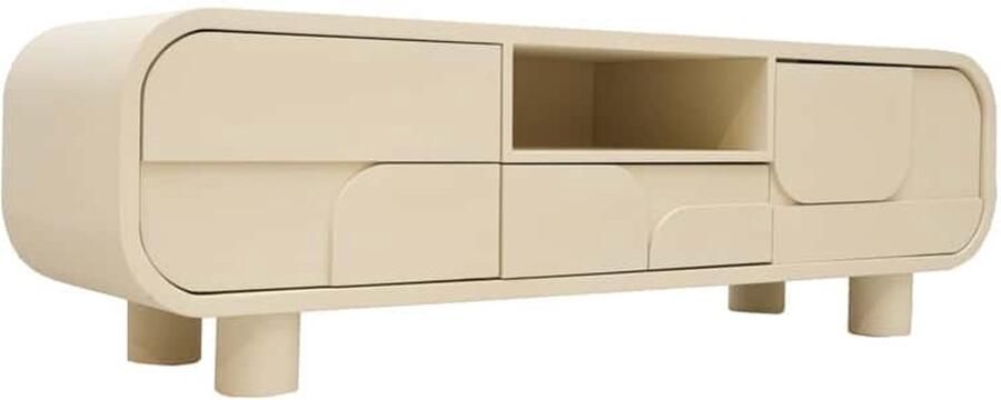 Tower Living tv meubel Alviano 150x40x45 cm hout stone finish