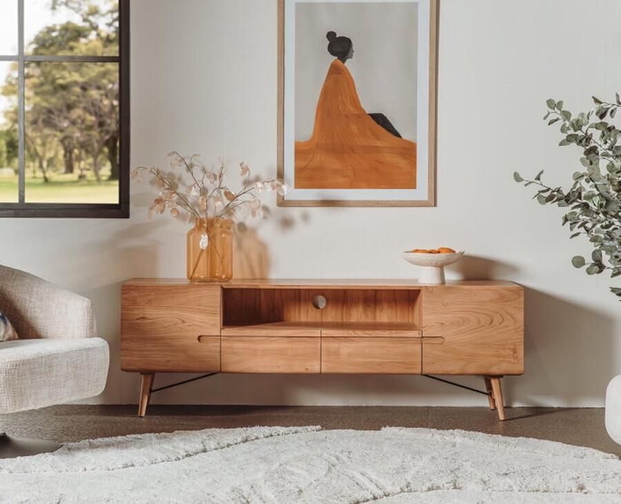 Tower Living Tv meubel Aura acaciahout 180 cm Naturel