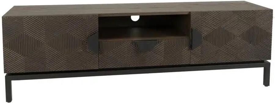 Tower Living tv meubel San Marino 160x40x50 cm eiken