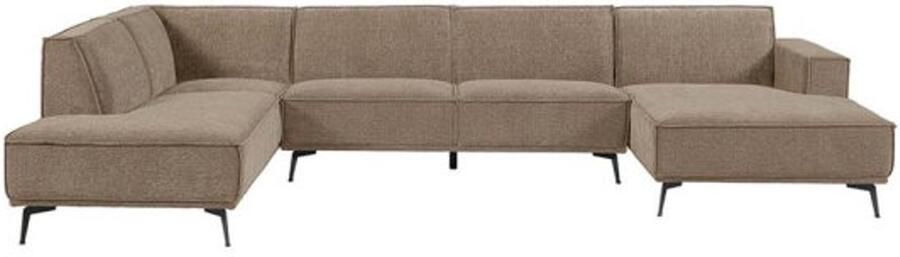 Tower Living U-bank Leeds Chaise R 2 5 Ottoman L City 453 Moss Grey