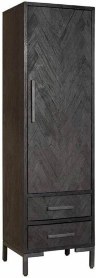 Tower Living opbergkast Ziano rechts 55x45x190 cm eiken