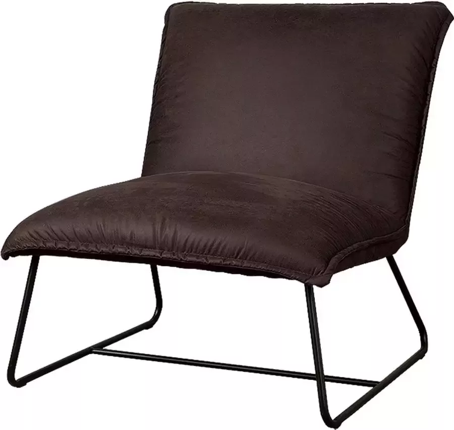 Tower Living vilar fauteuil 100% polyester bruin 74 x 86 x 80 (h) cm