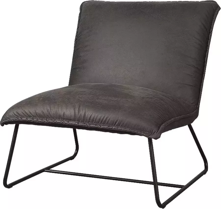 Tower Living vilar fauteuil 100% polyester grijs 74 x 86 x 80 (h) cm
