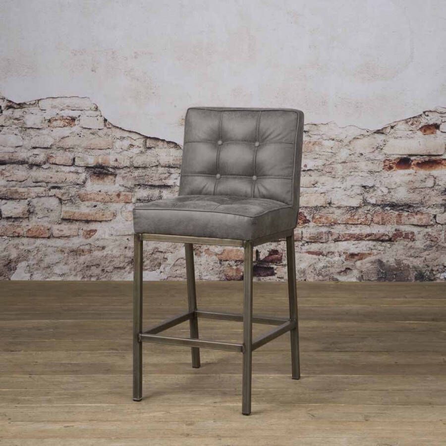 Towerliving Barkruk Vasco Fabric Amazon Grijs