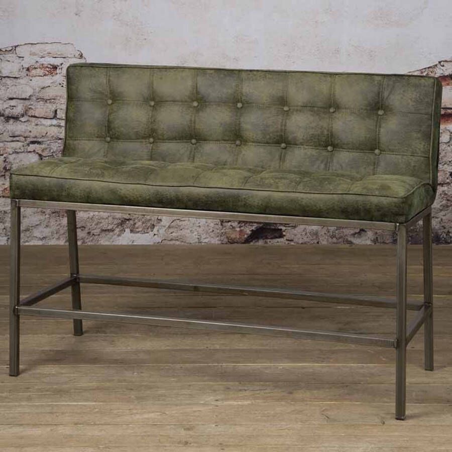 Towerliving Eetkamerbank Hoog Vasco Fabric Amazon Groen