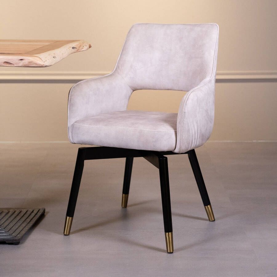 Towerliving Eetkamerstoel Lenno Beige