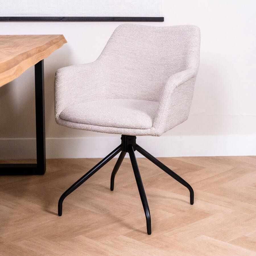 Towerliving Eetkamerstoel Ortana Naturel