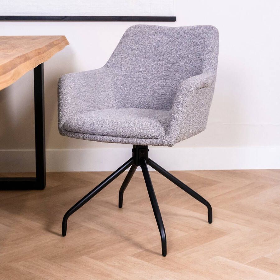 Towerliving Eetkamerstoel Ortana Staal