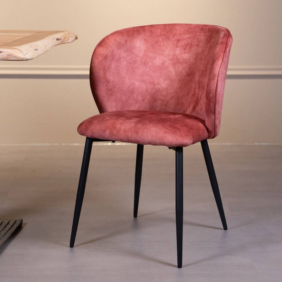 Towerliving Eetkamerstoel Perano Roze