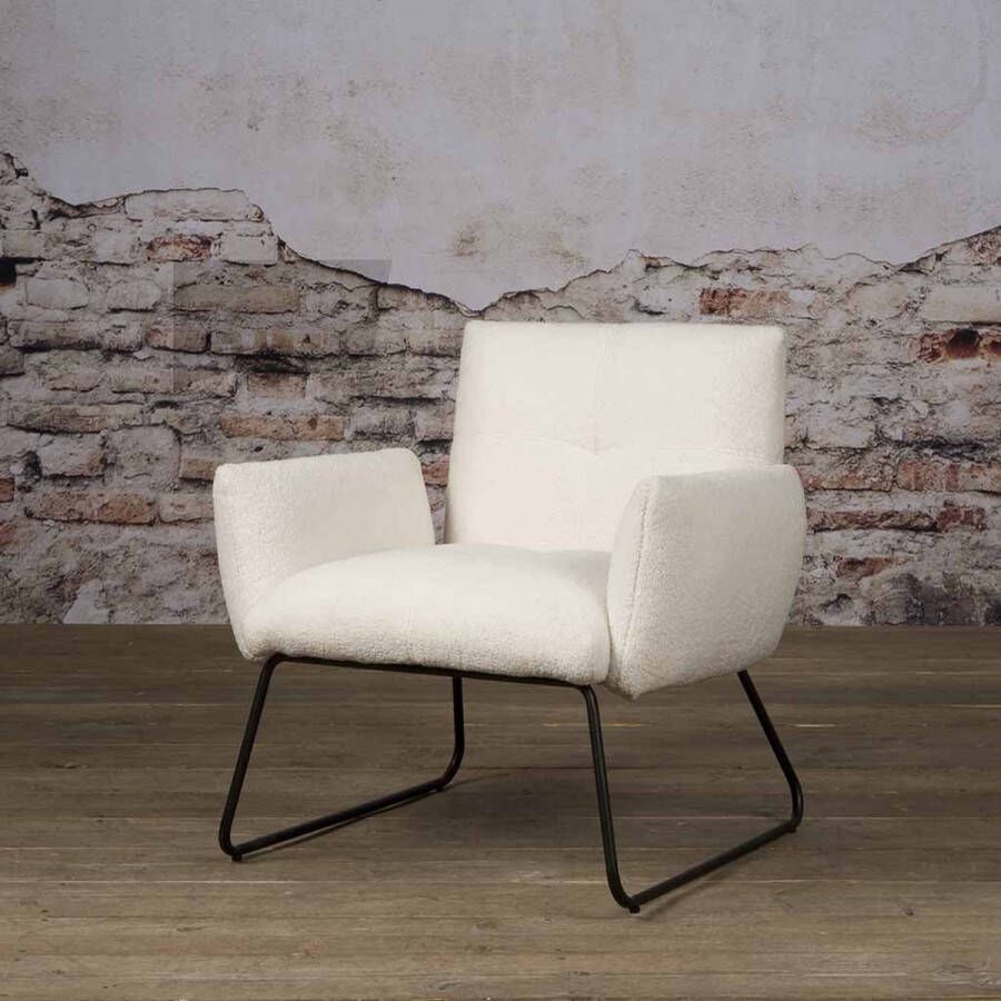 Towerliving Fauteuil Dante Teddy Wit