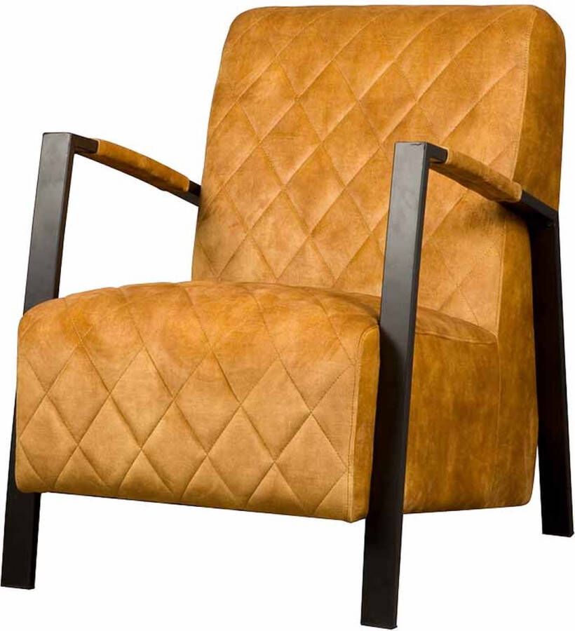 Towerliving Fauteuil Villa Velvet Geel