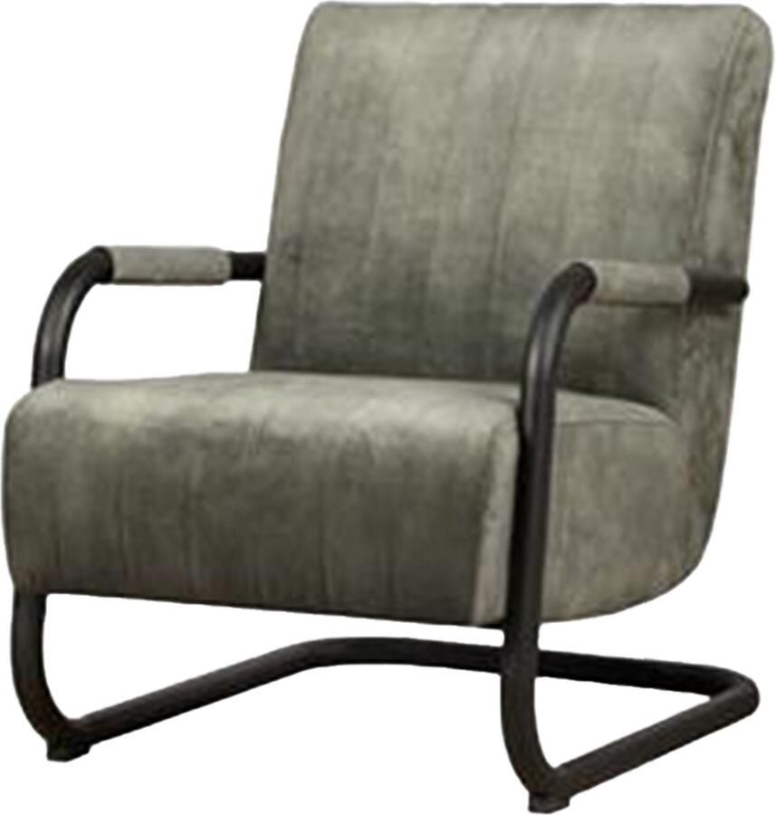 Towerliving Fauteuil Riva Velvet Donkergroen