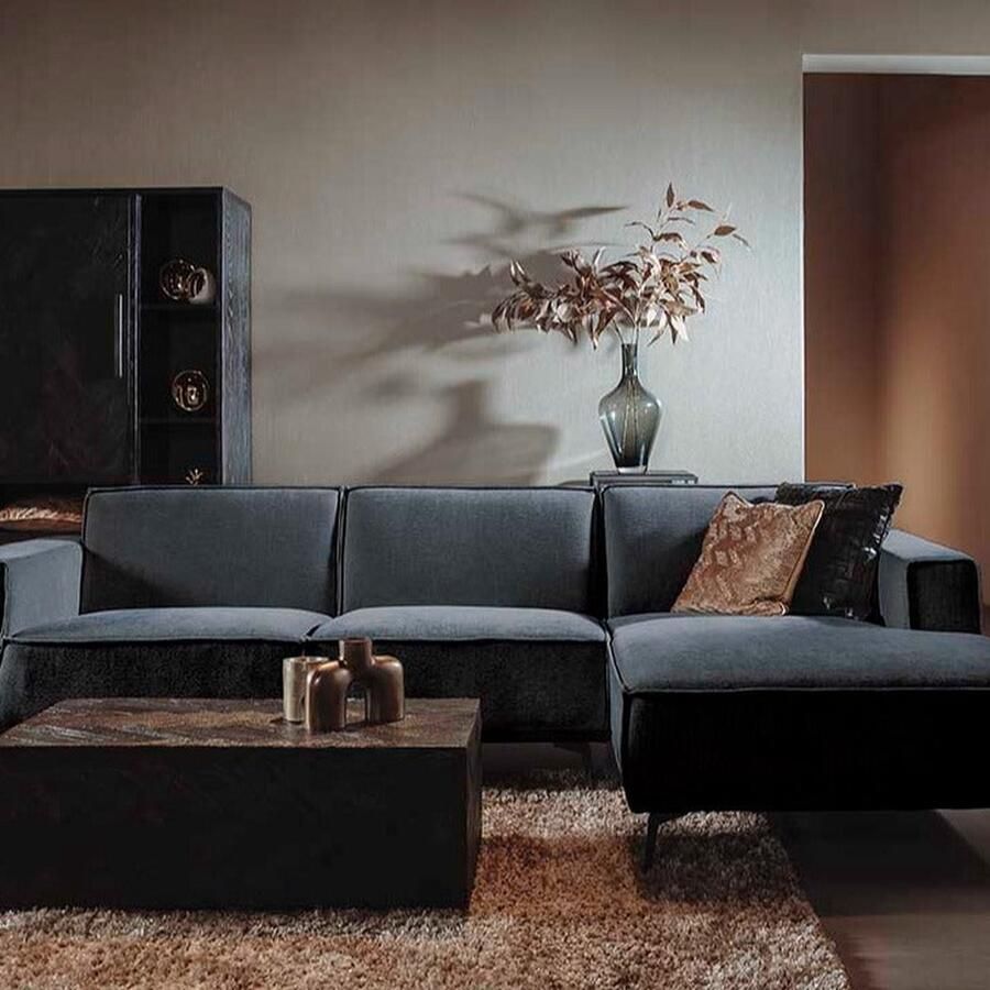 Towerliving Bank Leeds Donkerblauw Stof