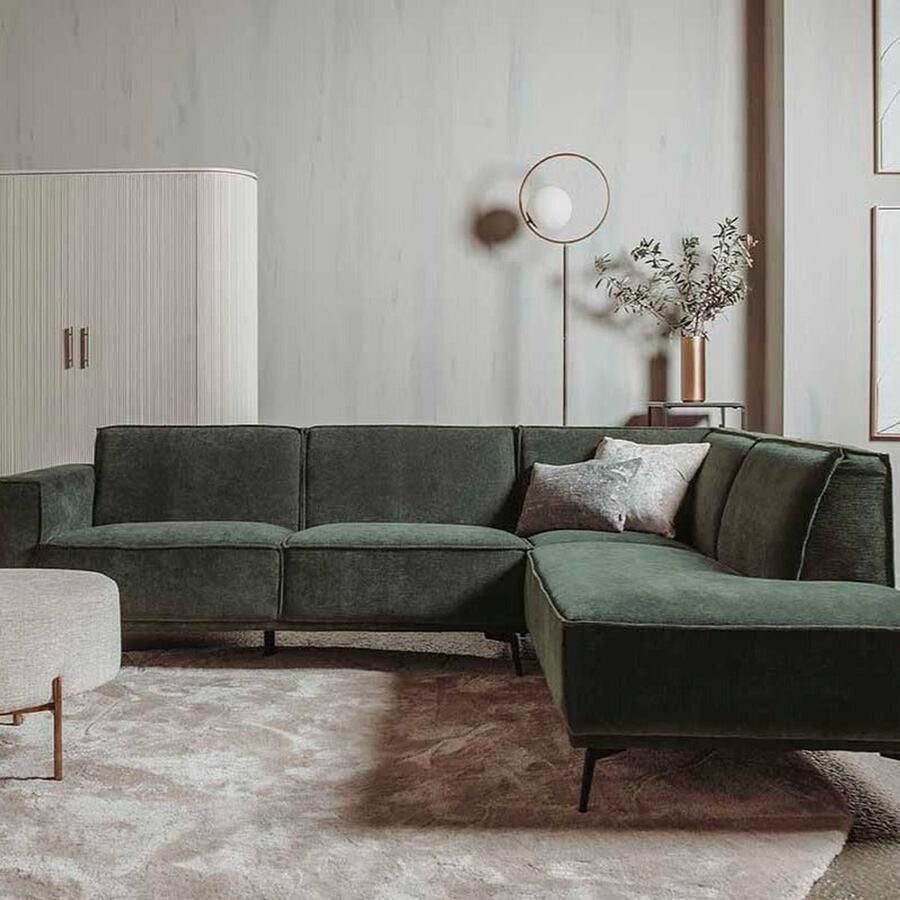 Towerliving Bank Leeds Donkergroen Stof