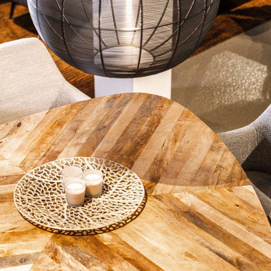 Towerliving Trivero Eettafel Naturel Mangohout - Foto 2