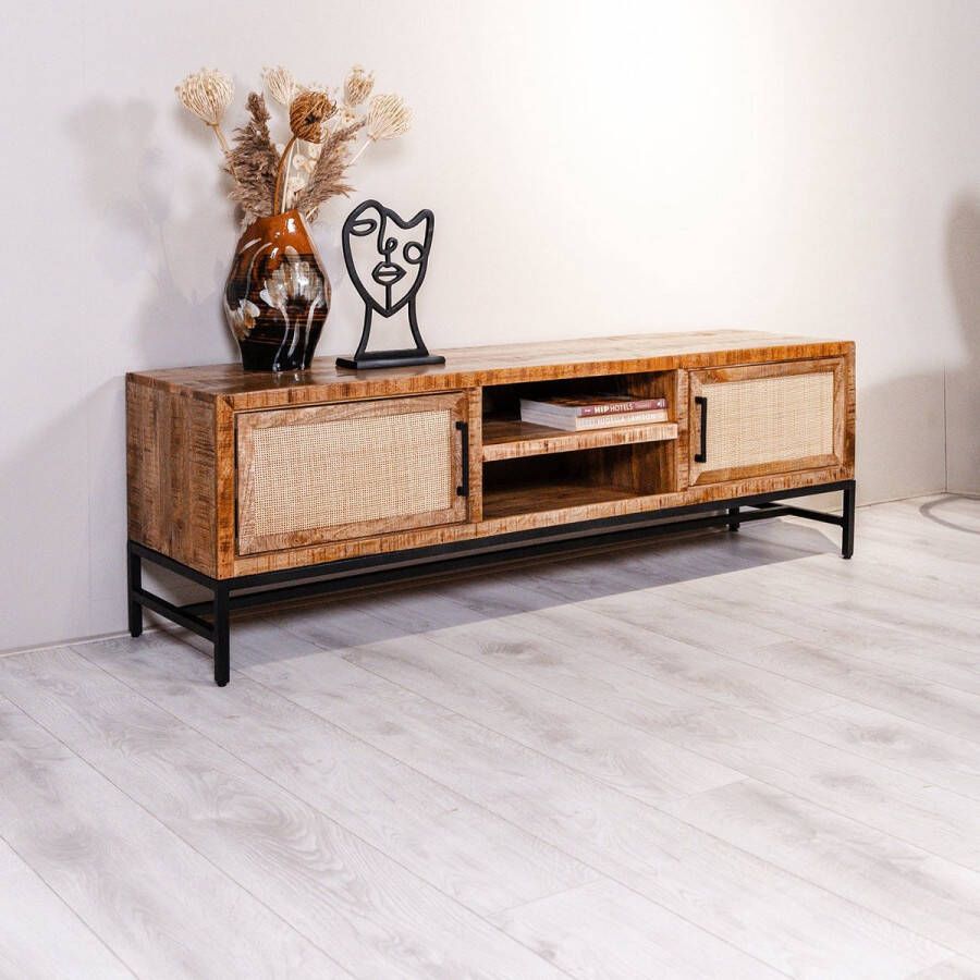 Towerliving TV-Meubel Carini Naturel Mangohout
