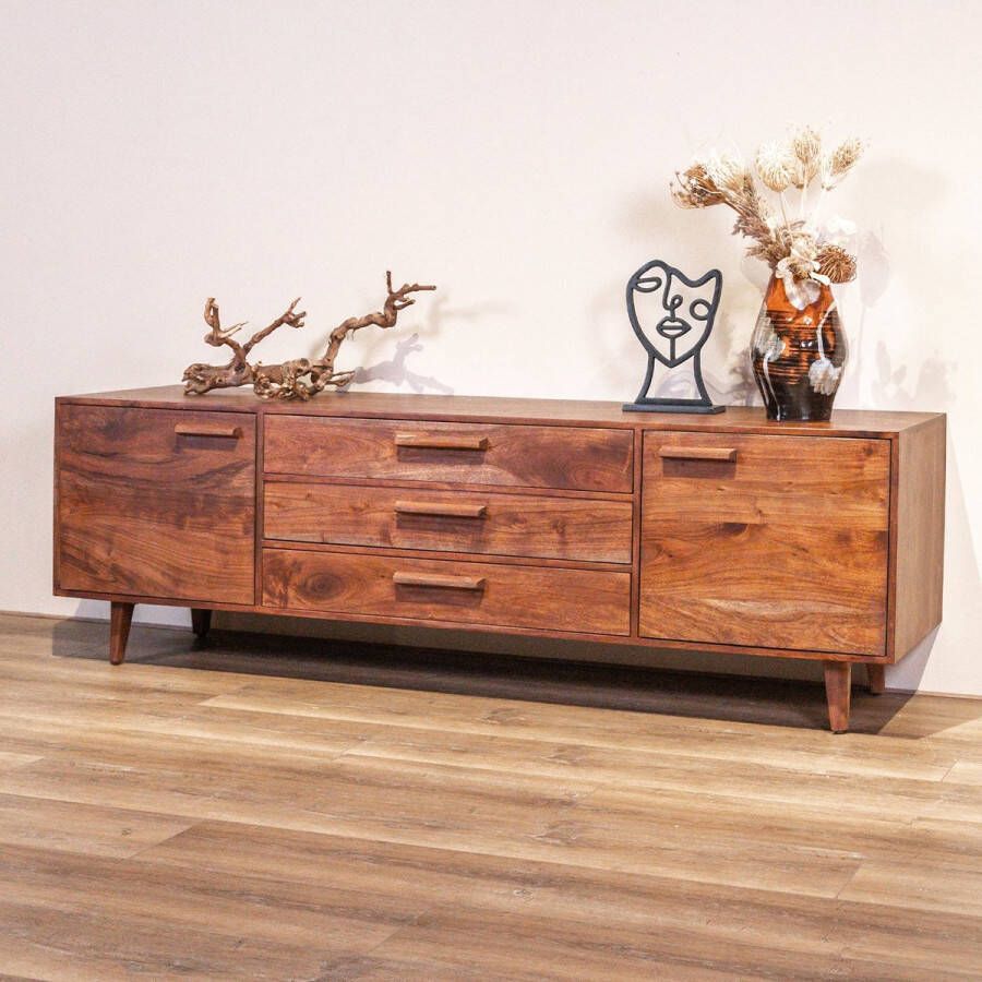 Towerliving Tv-meubel Falcone Walnoot Acaciahout