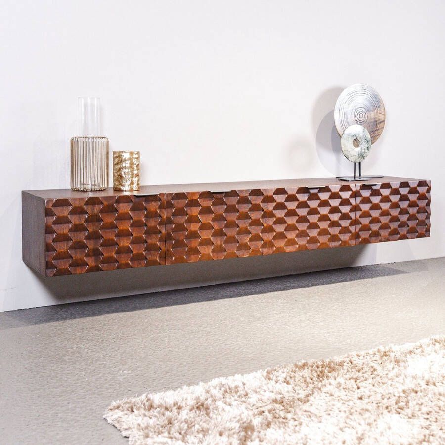 Towerliving Tv-meubel Paola Mahonie Mangohout