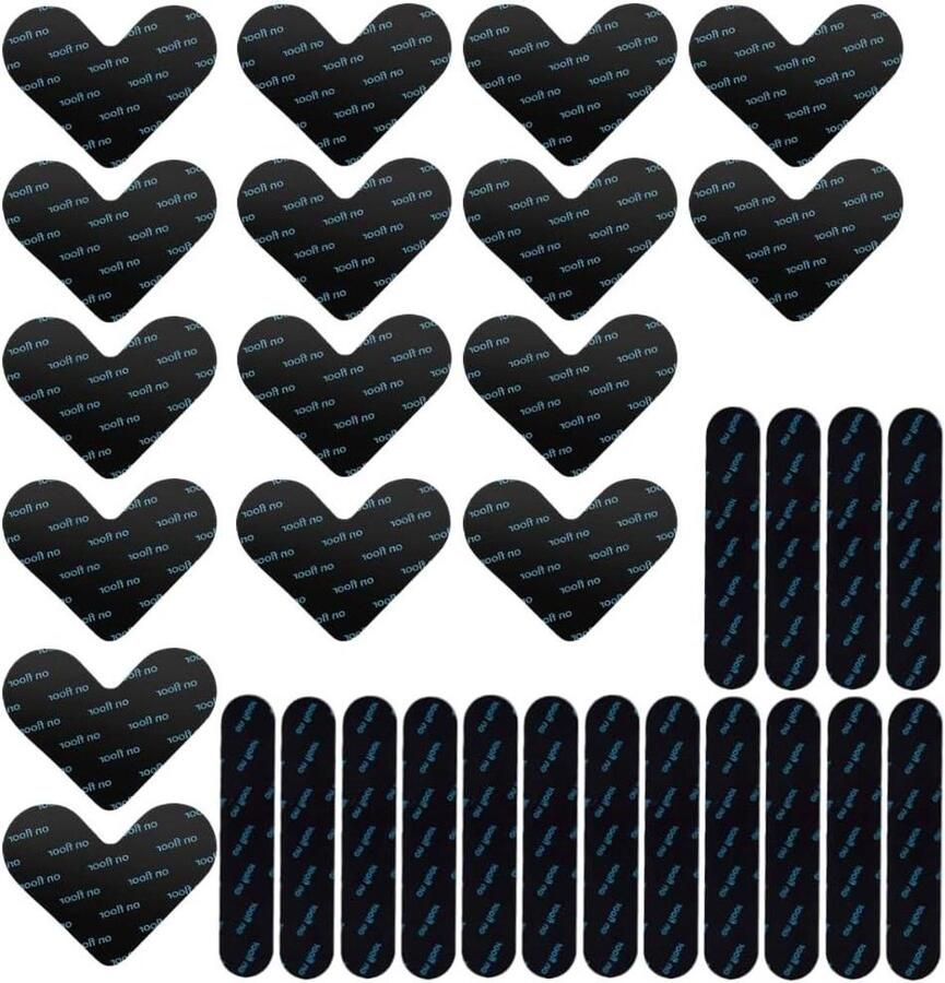 JGS Premium Antislip tapijt set van 32 stuks Herbruikbaar en wasbaar Voorkomt krullen Geschikt voor tapijten en vloerkleden