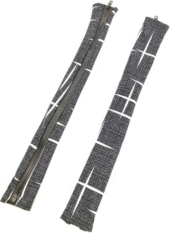 Trankielo – Bureaustoel Armleuninghoezen met Ritssluiting – Hoogwaardig Polyester – Afneembare Stoelarmleuninghoes – Rekbaar en Comfortabel – Ideaal voor Thuis en Kantoor