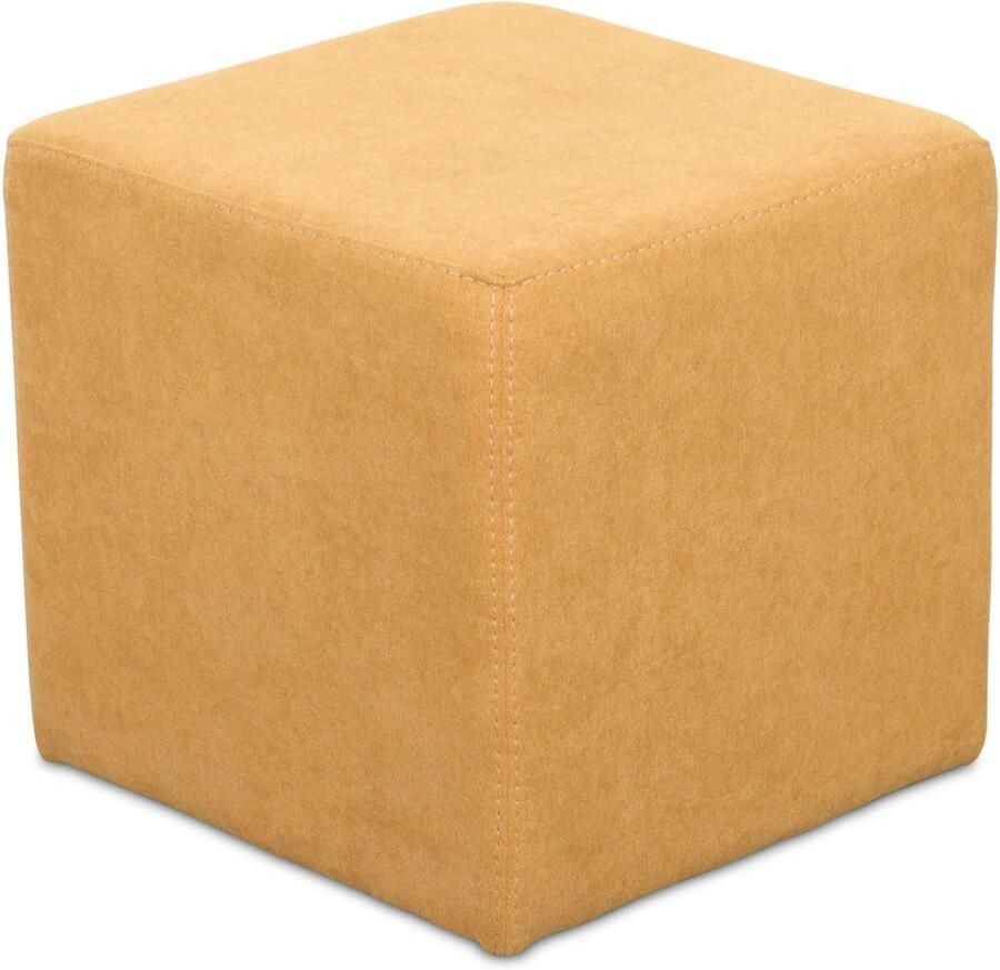 Trankielo Hoogwaardige Zitkubus 42 cm Onderhoudsvriendelijke en Decoratieve Poef Lichtgewicht Zitgelegenheid