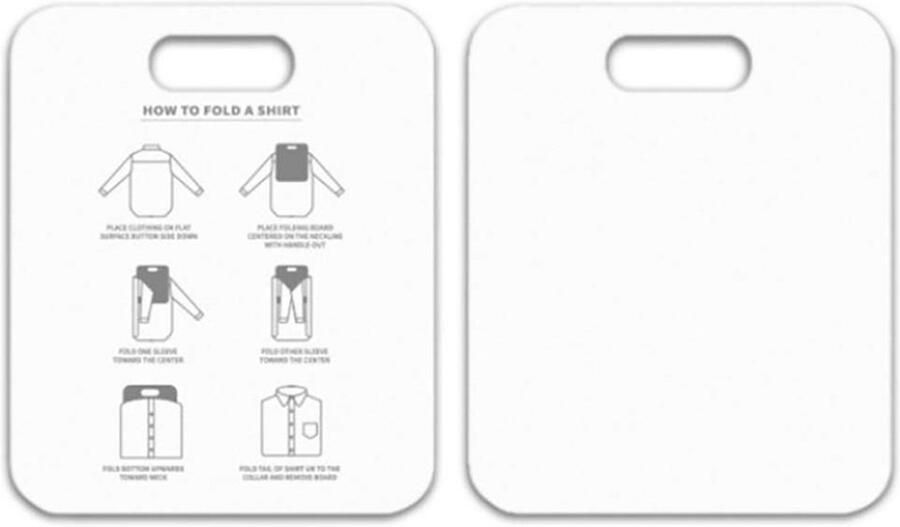 Trankielo Kleding Opvouwbord voor Thuis Snel en Gemakkelijk Opvouwen Opbergoplossing voor Thuis Overhemden Shirts en Kleding Wasgoed Organizer