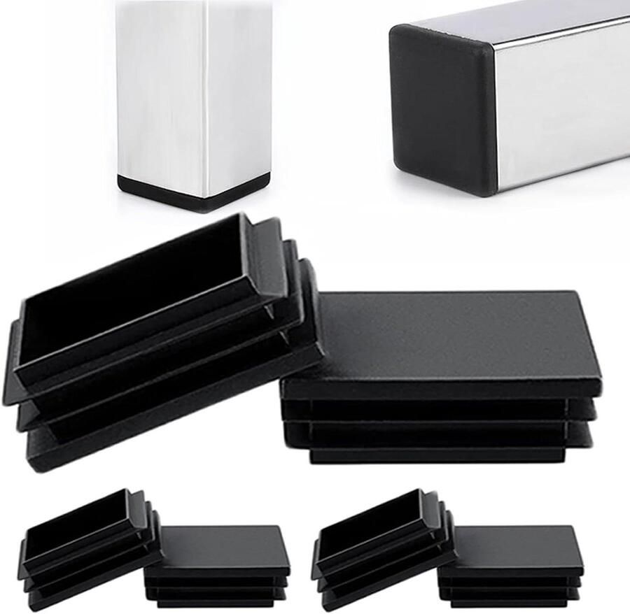 Trankielo Lamellenpluggen 200 x 100 mm 2 stuks Polyethyleen Buisafdekking Stoppen en Doppen