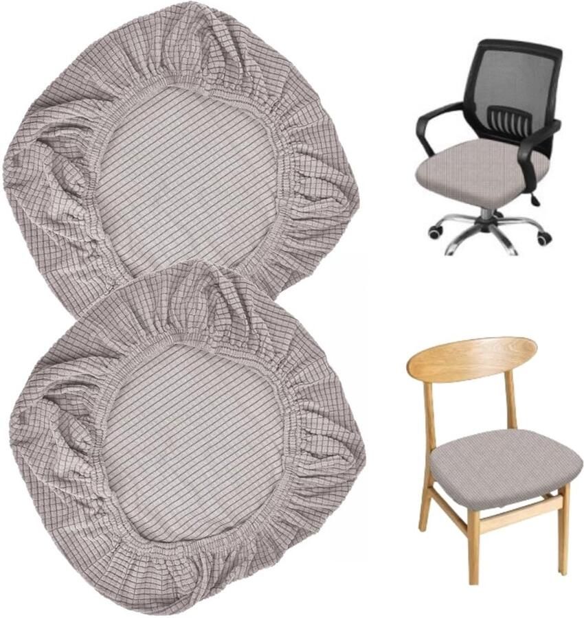 Trankielo Luxe Stoelhoes – Beschermende en Decoratieve Stoelbedekking – Duurzaam Materiaal Universele Pasvorm