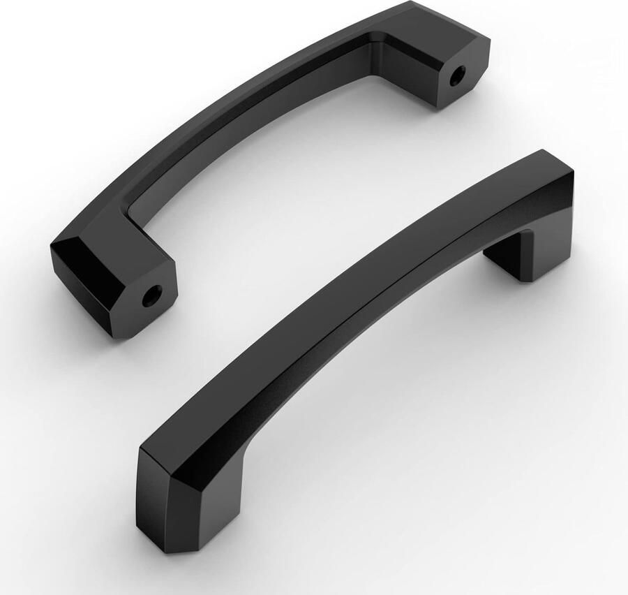 Trankielo Luxe Zwart Metalen Kastgrepen Set van 10 76mm Gatruimte Vintage Design