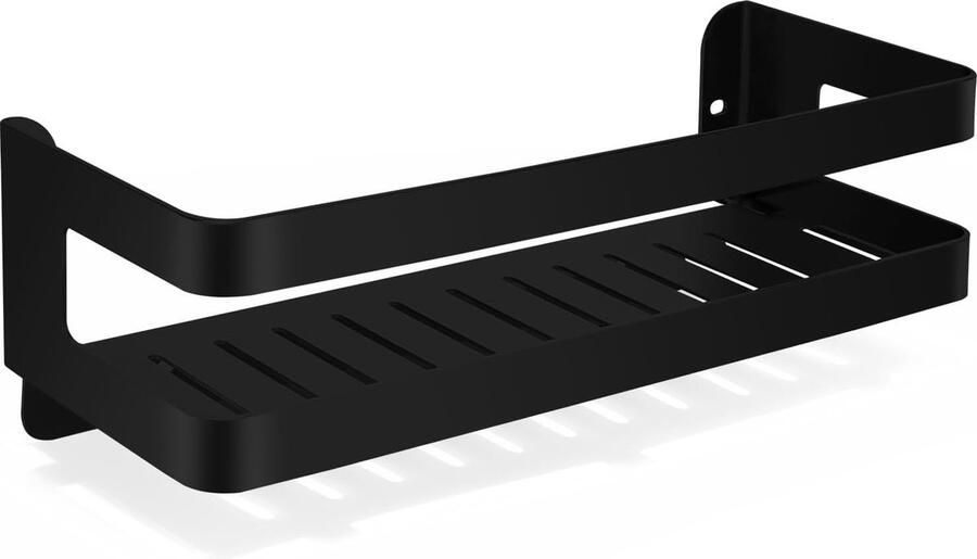 Trankielo Premium Doucherek Mattzwart RVS 304 Organizer voor Badkamer en Keuken 30 cm