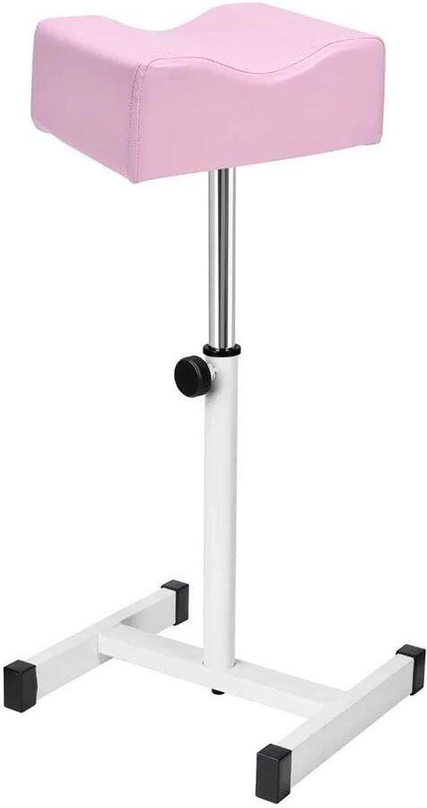 Trankielo Professionele Pedicurestoel met Verstelbare Voetensteun – Robuuste Beensteun voor Schoonheidssalon en Nagelstudio – Roze – Hoogwaardig en Stijlvol Ontwerp