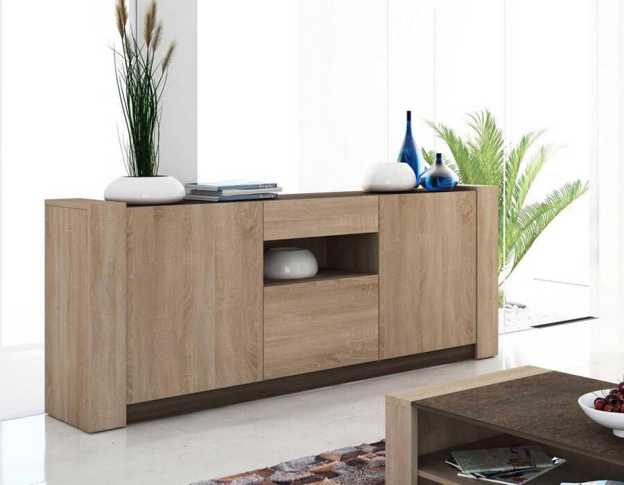 Trasman Dressoir Bruin 210x45x87 cm