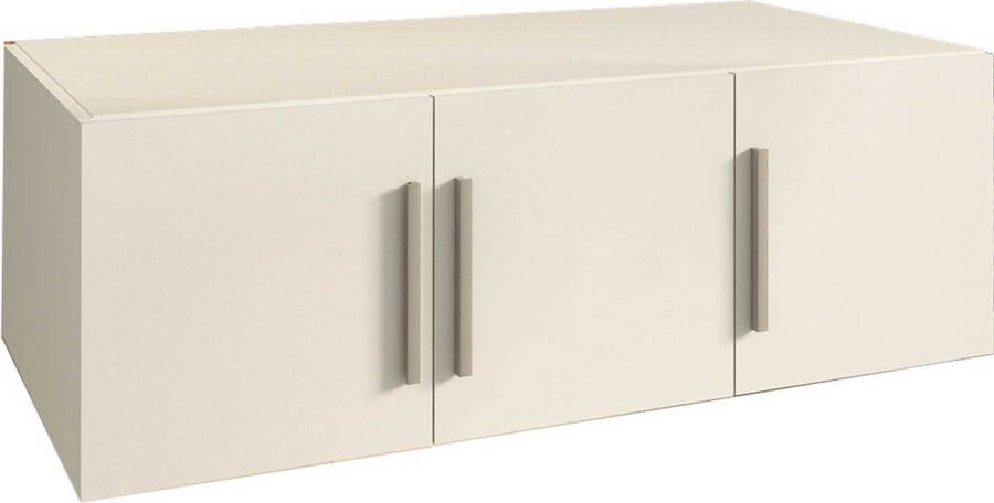 Trasman Kledingkast Ramos 120cm met 3 deuren & 3 laden wit - Foto 9