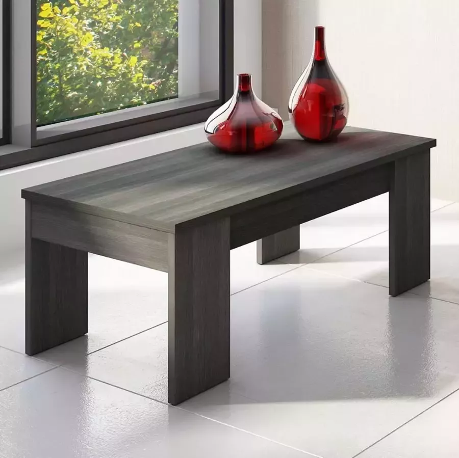 Trasman Salontafel Antraciet 98x50x42 cm - Foto 2