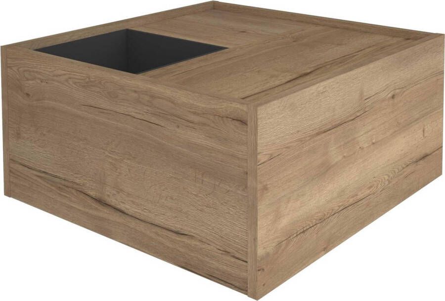 Trasman EMOB Salontafel Frame donkere eik Salontafels outlet Bruin Spaanplaat Salontafels outlet Op voorraad - Foto 2