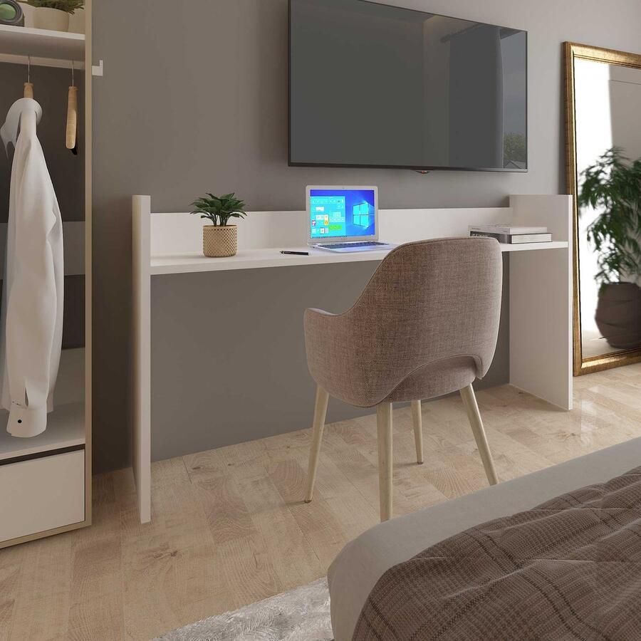 Trasman Sidetable Navas 175cm wit