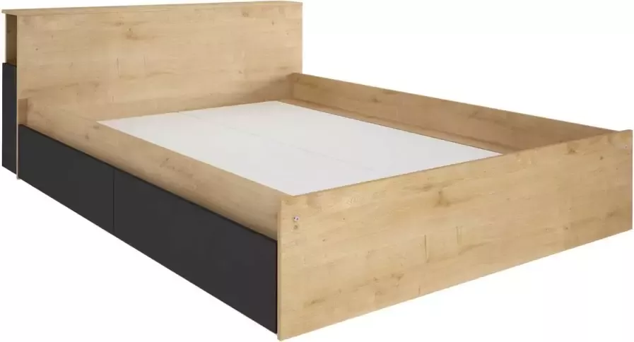 Trasman Tweepersoonsbed Avani 140x200 140x190 Bruin