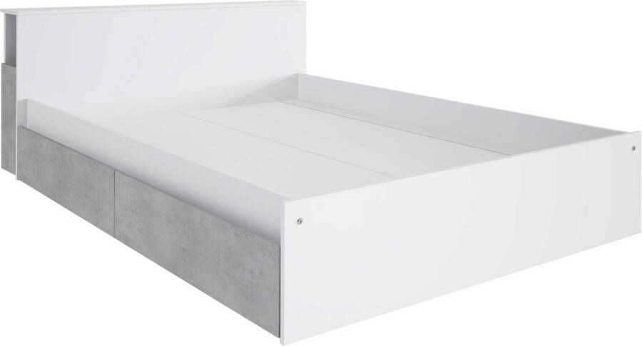 Trasman Tweepersoonsbed Avani 140x200 140x190 Wit