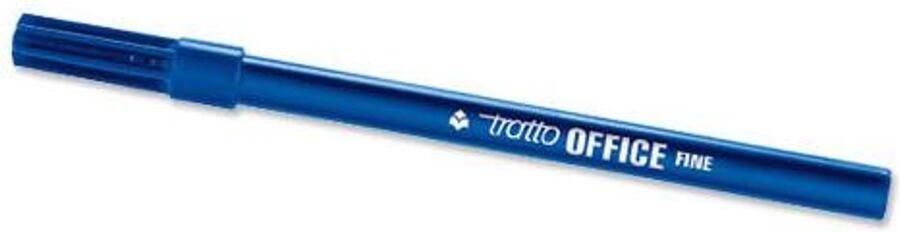 Tratto Office Fine viltstift Blauw 12 stuk(s)