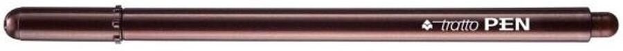 Tratto Pen fijnschrijver Fijn Bruin 12 stuk(s)