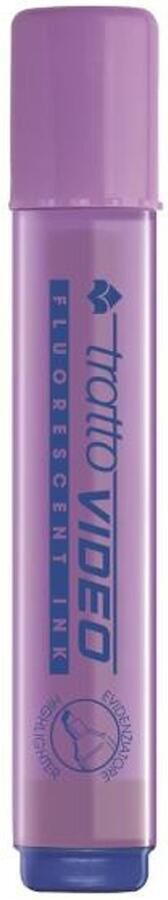 Tratto Video markeerstift 12 stuk(s) Beitelvormige punt Lila