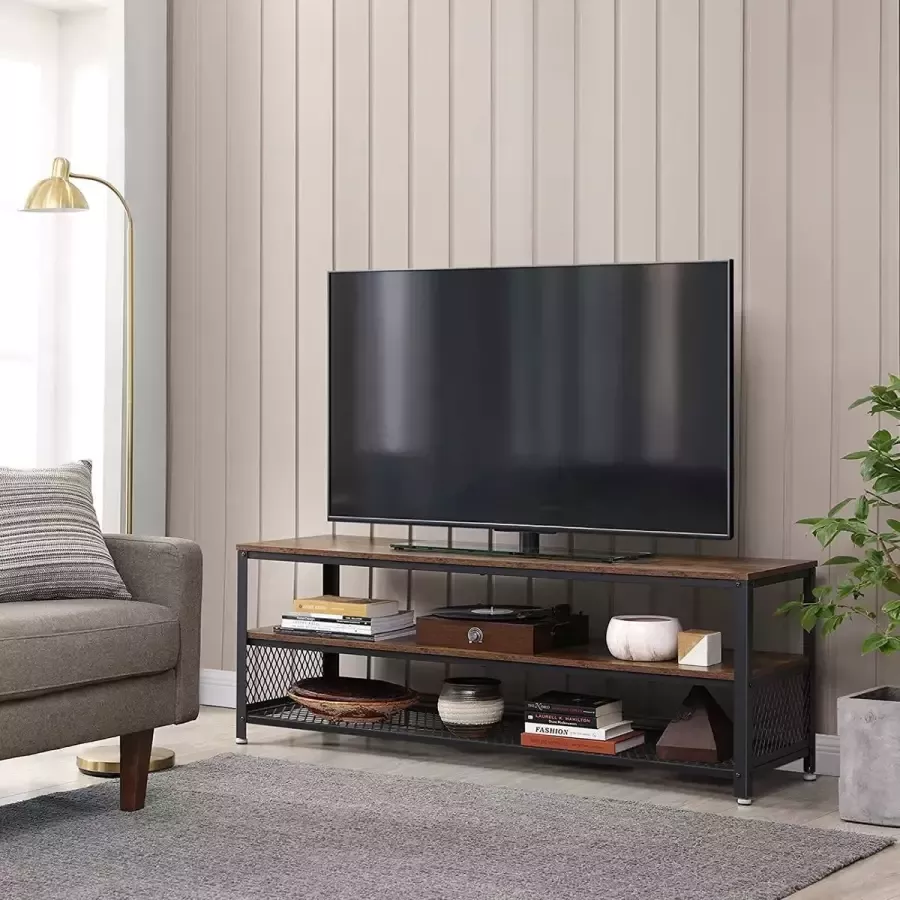 Trend24 Dressoir voor de televisie TV kast TV meubel Rustiek Bruin