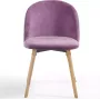 Miadomodo Trend24 Eetkamerstoelen set van 6 Stoelen eetkamer Stoelen set van 6 Stoelen 6 stuks Stof Beukenhout Donkergrijs - Thumbnail 1