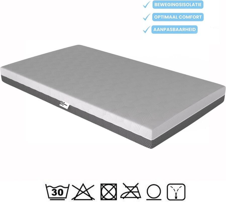 Trendimo Matras 80x200 Aanpasbaar 20 cm dik Koudschuim Hybrid- Bamboo Afneembare tijk wasbaar 80x200 cm - Foto 2