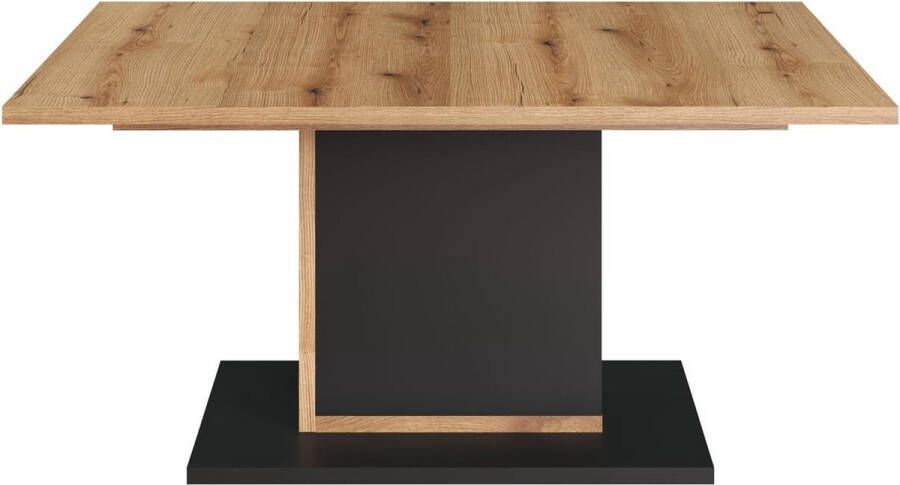 Trendmeubel Synnax eetkamertafel 90x160 200cm verlengbaar grijs eik decor - Foto 1