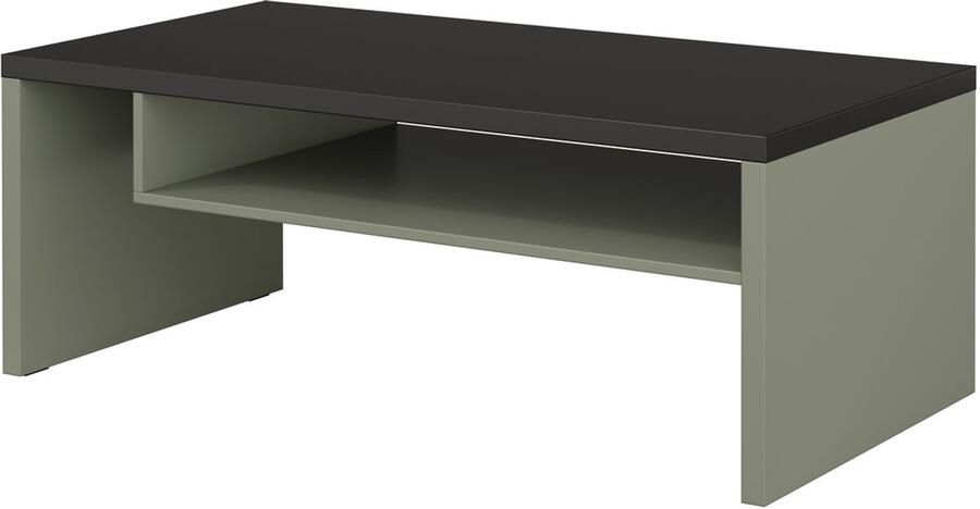 Trendmeubel Salontafel Cain Groen Zwart 120 cm